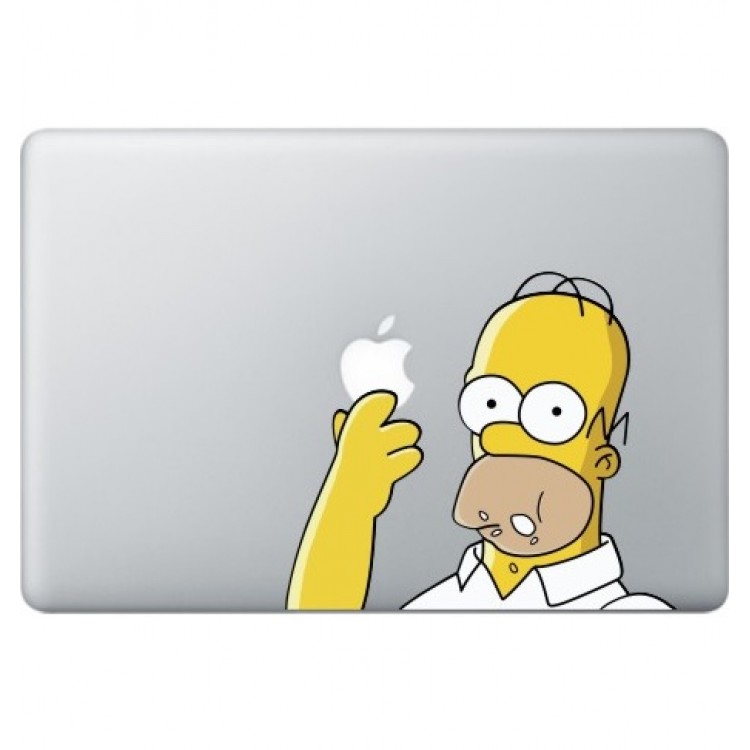 Homer Simpsons (2) Macbook Aufkleber Fabrige MacBook Aufkleber